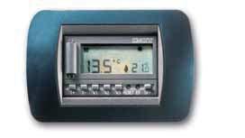 TAE/503f TERMOSTATI AMBIENTE ELETTRONICO - INSTALLAZIONE AD INCASSO I termostati da incasso TAE/503f sono semplici da installare e da utilizzare.