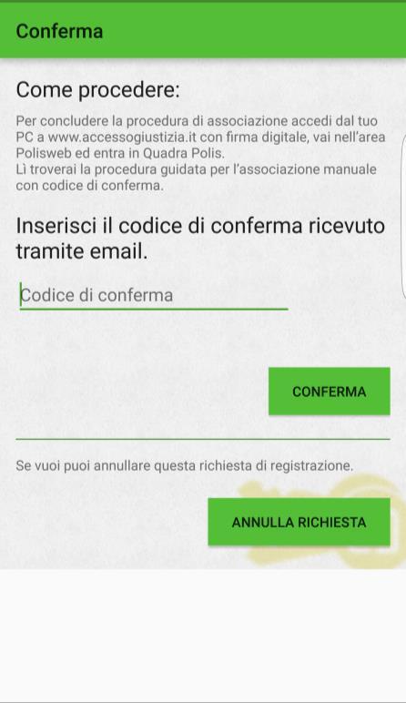 utilizzato per la consultazione dell App QUADRA Polis (Fig. 16 e 17).