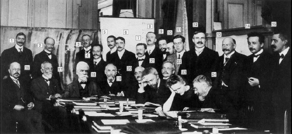 Solvay Physics Council, 11 Nobel prizewinners Brussels, November 1911 12 - Rutherford 13 -