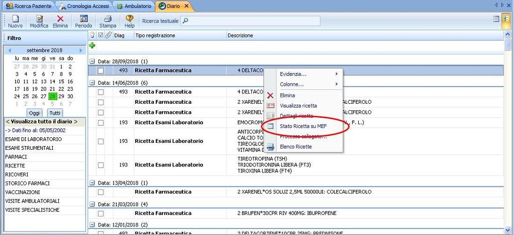 Aggiornamento Medico 2000 Versione 6.10 per la Regione Veneto L'aggiornamento di Medico 2000 Versione 6.10 per la Regione Veneto comprende queste nuove funzioni: 1. 2. 3. 4. 5. 6. 7. 8.