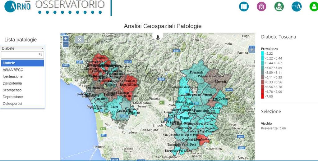 ARNO Analisi Geospaziali 51 Mappatura