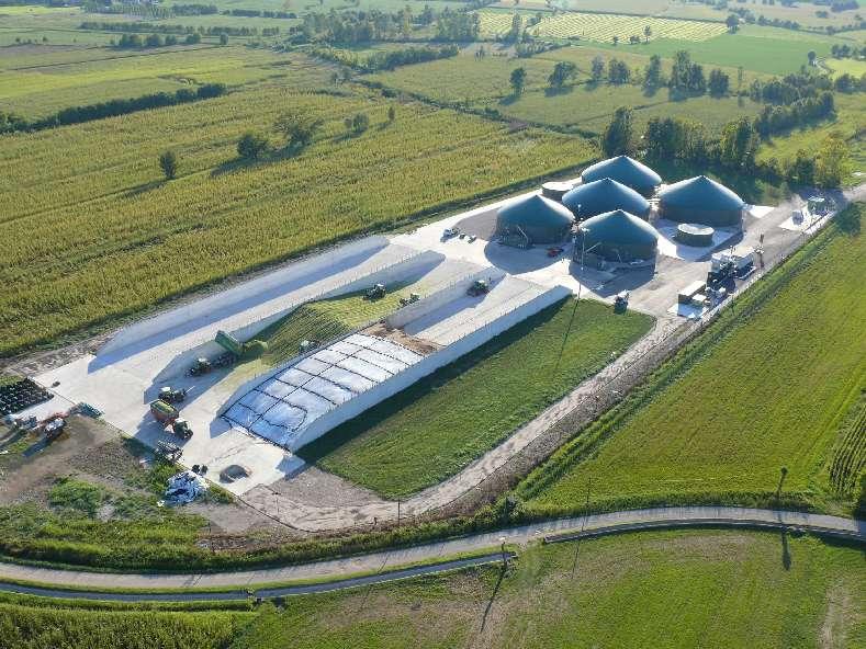 Due esempi di impianti biogas agrozootecnici Az.