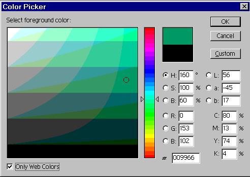 Teoria dei colori ariando l intensità dei tre colori