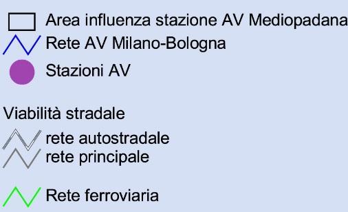 Bacini di influenza delle stazioni dell alta velocita ACCESSIBILITÀ ALLE STAZIONI AV