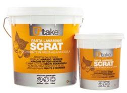 SCRAT SCRAT è un detergente in pasta ai gusci di nocciola adatto a tutti i tipi di sporco, particolarmente indicato per rimuovere dalle mani residui di grasso, vernice e macchie di ogni genere.