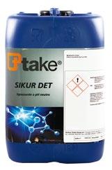 SIKUR DET SIKUR DET è un prodotto, diluibile in acqua, costituito da una miscela in ambiente acquoso di alcali tamponati, estratti di origine naturale ed alcoli, formulato appositamente per pulire a