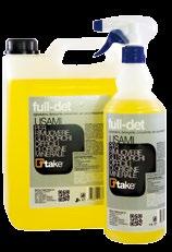 FULL DET FULL DET è uno sgrassatore detergente universale ad altissima concentrazione in grado di solubilizzare ed emulsionare ogni tipo di sporco, particolarmente adatto per la rimozione di sporchi
