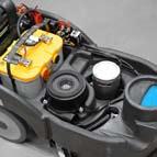 m Facile manutenzione Batterie incluse Interuttore ON-OFF Motore aspirazione Optional: 15 m cavo
