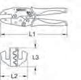 e sicure Con dispositivo di blocco Possibilità di sgancio in caso di errore Crimpatura ottimale grazie al profilo di precisione Con cricchetto Pressione regolabile Cambio semplice delle coppie di