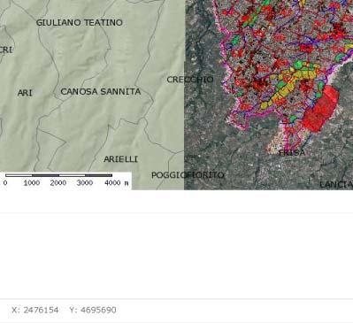 Sistema di riferimento spaziale Di seguito vengono indicati i parametri relativi al sistema di riferimento di cui sono rappresentate tutte le coperture costituenti il Sistema Informativo Territoriale.