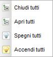 3. Tabella dei Contenuti È la sezione in cui l utente può impostare la composizione del progetto personalizzando la presentazione delle informazioni presenti.