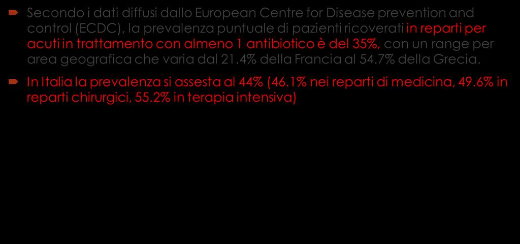 attraverso la selezione e diffusione di patogeni resistenti nell ambiente ospedaliero, e gli inutili costi economici