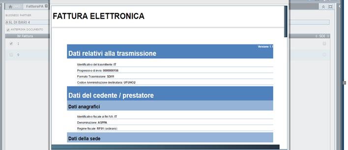 Verificata la correttezza dei dati, si può procedere alla generazione della