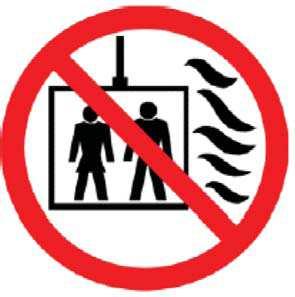 e) non ostruire gli accessi o i percorsi; Attenzione: in questa fase NON utilizzare ascensori o montascale!