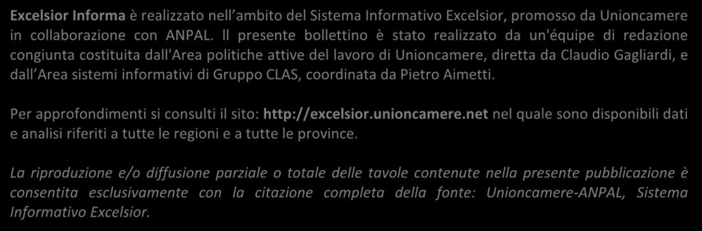 Le informazioni contenute nel presente bollettino sono state acquisite utilizzando tutte le indagini mensili svolte fino al mese di settembre 2017, utilizzando principalmente la tecnica di