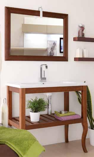 The ample and deep basin of the Oval console makes it practical to
