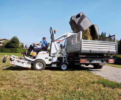 Massima trazione e sicurezza in ogni condizione di lavoro e di aderenza sono garantiti dal bloccaggio del differenziale automatico che permette di avere le quattro ruote motrici sempre in presa,