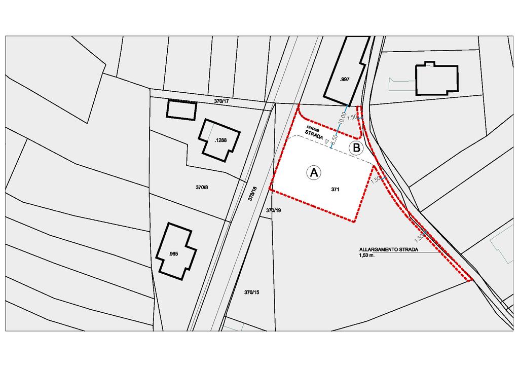 AREA C4 CIVEZZANO -Zona via Fersina Avisio- Interessa l'area situata lungo la strada provinciale a valle del centro storico di Civezzano a Sud dell'area per distribuzione carburanti.