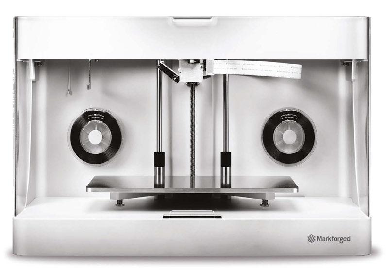 La Stampante 3D Mark Two con resistenza industriale della Markforged, è l unica oggi sul mercato che vi dà la possibilità di passare dal CAD a parti resistenti, rigide di cui ci si può fidare per