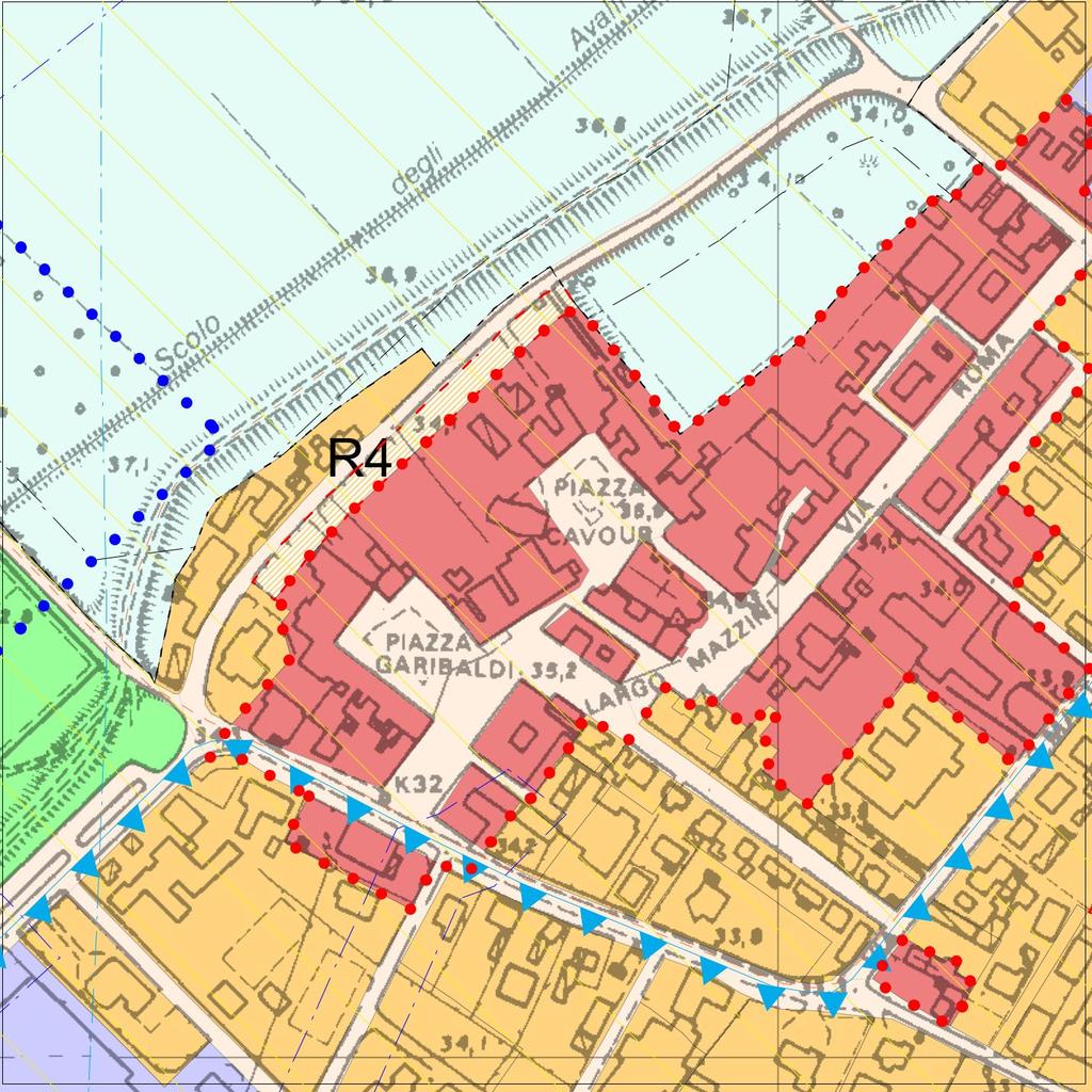 localizzazione descrizione aree di riqualificazione zibello Il comparto è ubicato a ridosso del centro storico di Zibello R04 strategie urbanistiche la conservazione e il miglioramento delle