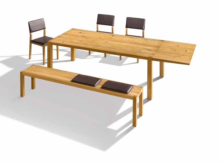 essenza rovere selvatico loft s1 La sedia s1 è ideale da abbinare al tavolo loft, sempre attuale nel design e