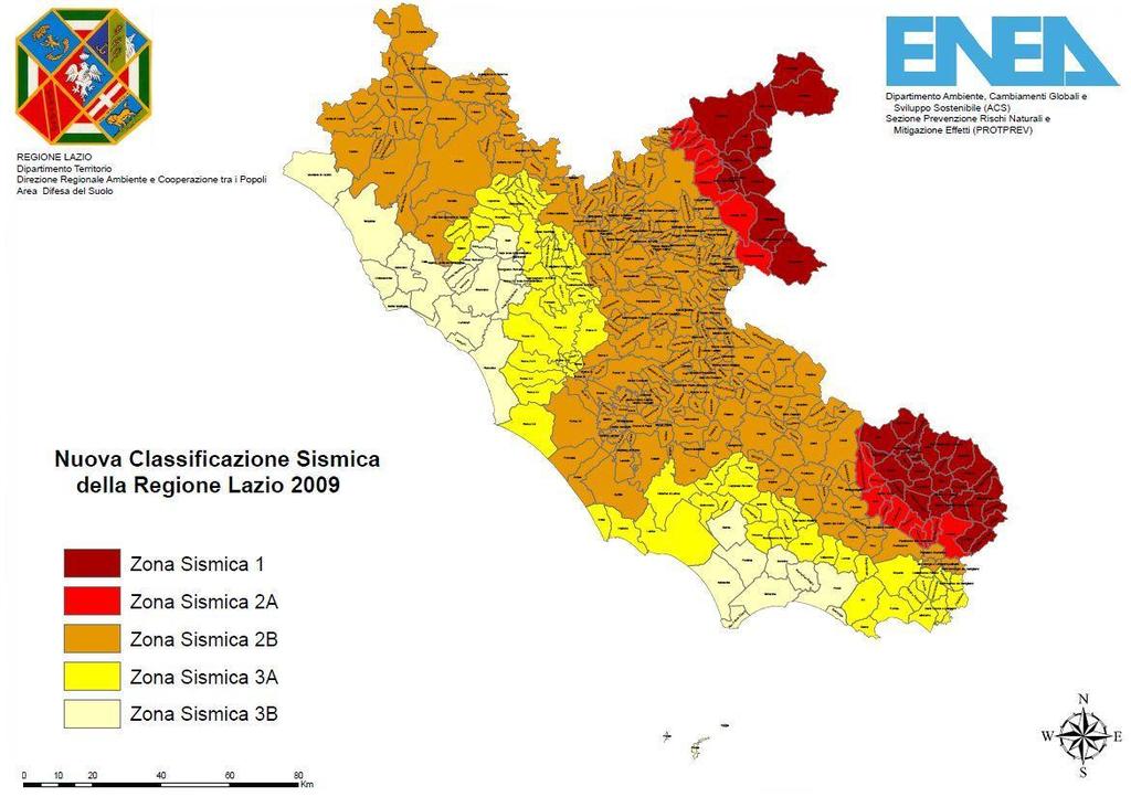 CLASSIFICAZIONE SISMICA LAZIO ROMA Anno scolastico