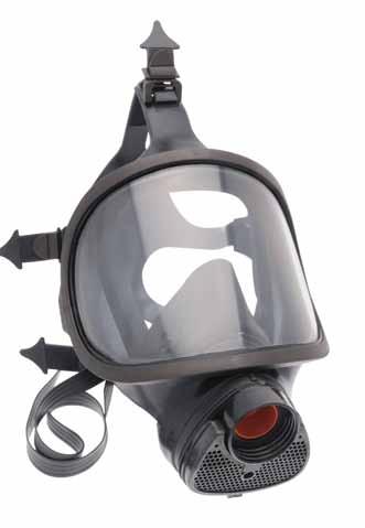 Respirazione 02203 MASCHERA TR 82 EN 148/1 136- Classe 1 Maschera pieno facciale in gomma naturale EPDM con schermo panoramico in policarbonato trattato antigraffio e