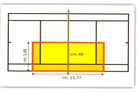 2 PROVE PROVINCIALI A) ORANGE 2008-2009-2010 riservata a tutti i ragazzi nati dal 2008 al 2010, capaci di giocare sul campo di misure m. 5,48x15,77 altezza rete cm.