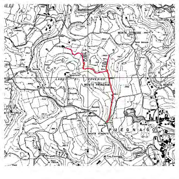 118 ( 2 tratti ) LUNGHEZZA TOTALE: 1480 m LARGHEZZA