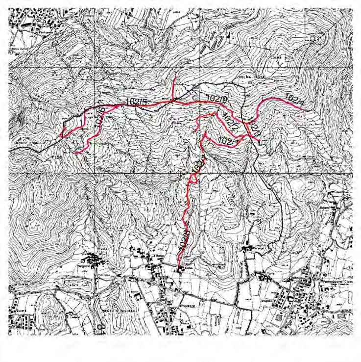 102 ( 9 tratti ) LUNGHEZZA TOTALE: 6904 m LARGHEZZA