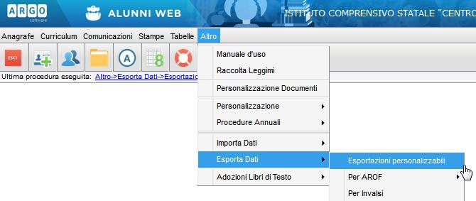 Come esportare gli scrutini da Argo per RiminInRete quando non è disponibile il flusso VA Questo manuale permette di produrre un file zip con tutti i dati necessari affinché, tramite un apposita