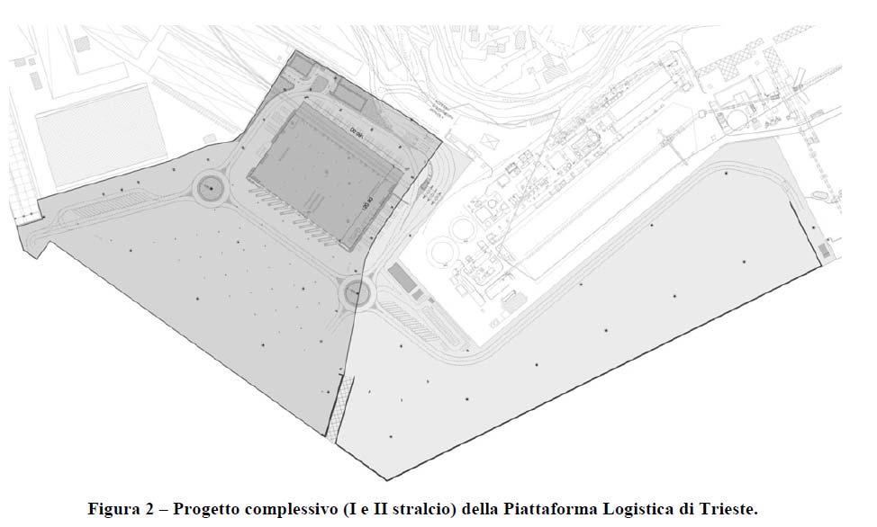 L area interessata dall intervento di I stralcio è situata nel porto di Trieste, precisamente nello spazio compreso tra lo Scalo Legnami e la Ferriera di Servola.