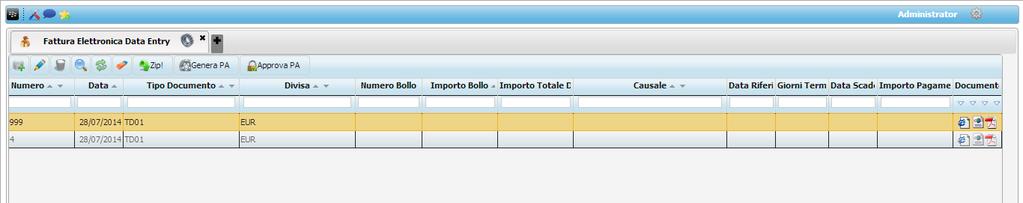 5. Una volta inseriti tutti i dati occorre cliccare sul tasto Genera PA.