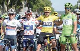 Ordine di priorità delle maglie Maglia di Leader della corsa a tappe Generale individuale Classifica a Punti Classifica GPM Altre maglie