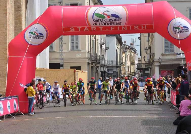 Carissimi, presto festeggerete la 7^ edizione, di 8 tappe, attraverso 4 Regioni, del Giro d Italia Handbike, concomitante con il 2 Paracycling Italian Tour: un appuntamento ormai tradizionale e