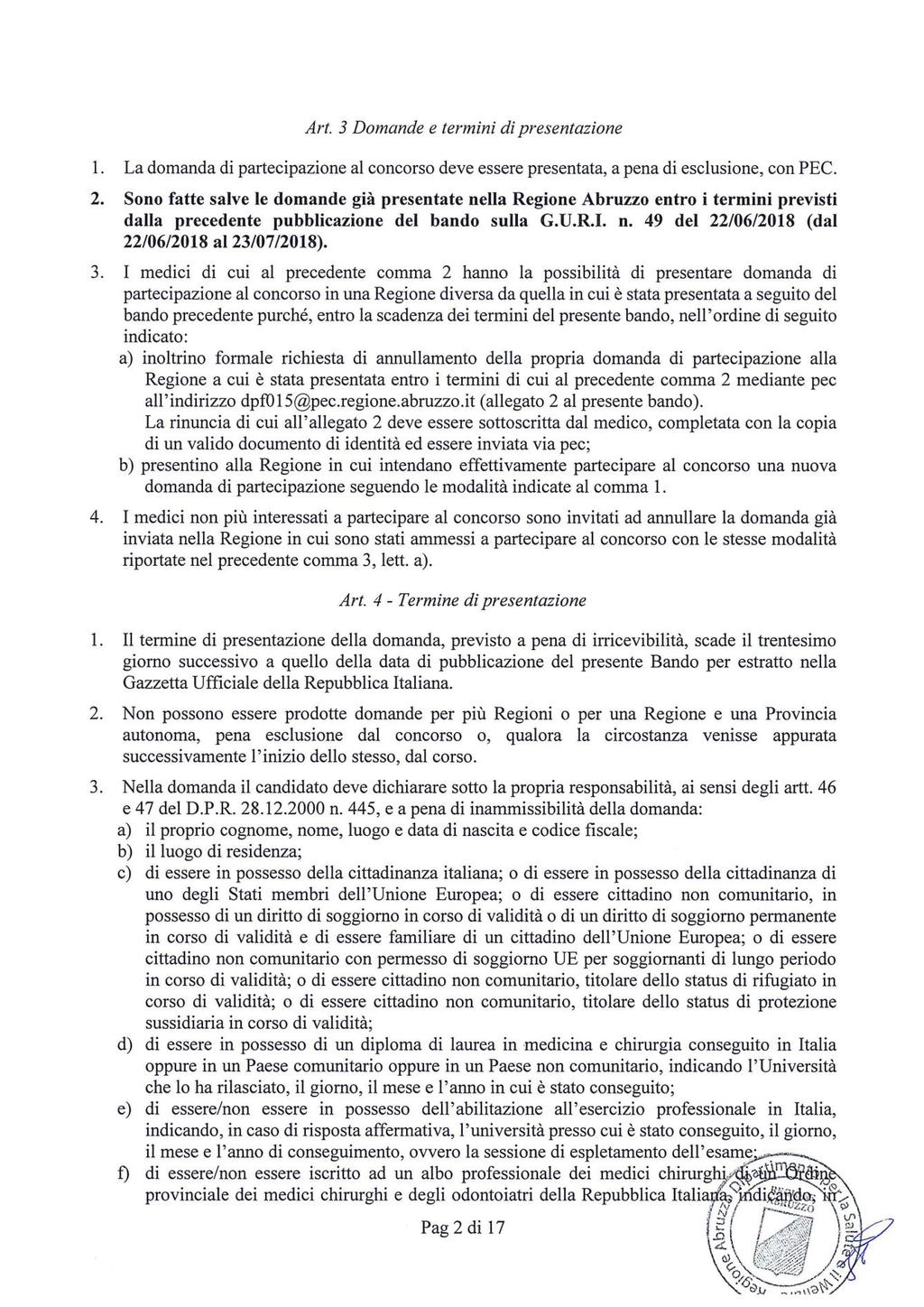 Pag. 8 Bollettino Ufficiale della Regione