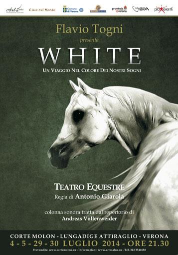 Flavio Togni presenta lo spettacolo WHITE, un viaggio nel cuore dei nostri sogni 26.05.