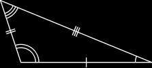 Isoscele: Ha due lati e due angoli uguali