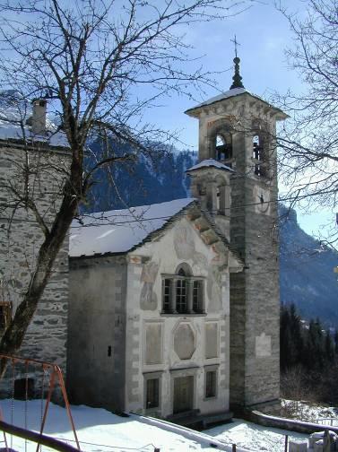 Campanili degli oratori di Merletti (Alagna), San Grato (Riva ) e Piana Fontana (Mollia).