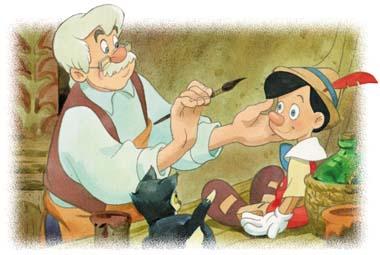 Intanto Geppetto prese con se il suo bravo pezzo di legno, e ringraziato mastr Antonio, se ne tornò zoppicando a casa.