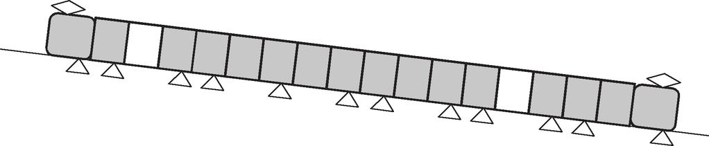 Allegato VII 334/1 335 (Disp. 21/2007) Esempio di convoglio immobilizzato con 12 staffe: fig. 4: convoglio immobilizzato con staffe in lega d alluminio fig.