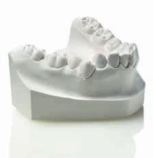 Elite Ortho Gessi di classe 3 per ortodonzia Sviluppo modelli / Modelli in gesso Elite Ortho è un gesso specifico per modelli in ortodonzia di colore bianco brillante.