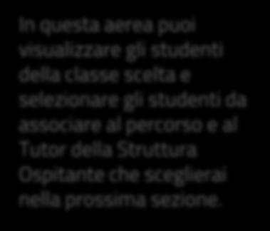 percorso e al Tutor della Struttura Ospitante