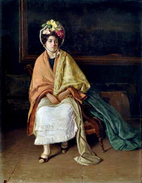 101 Pistilli Ulrico (Napoli 1854-1950) L attesa olio su tela,