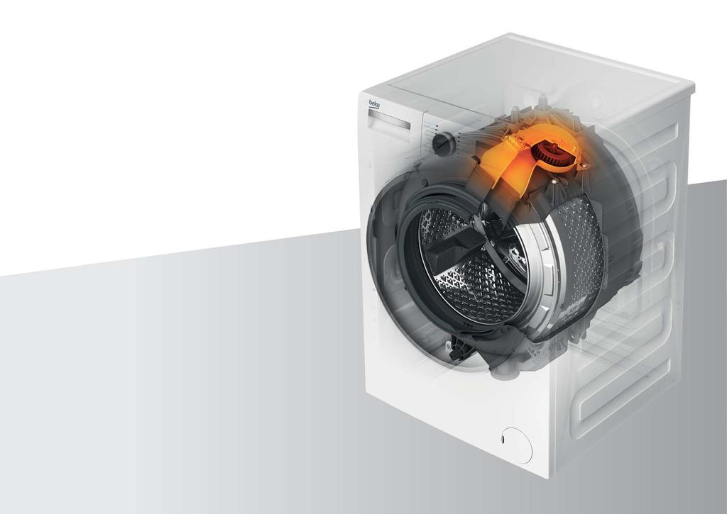 Tecnologia AirTherapy La prima lavatrice con circolazione d aria calda. Air Therapy è una speciale tecnologia che Beko utilizza per le funzioni di asciugatura e di refresh.