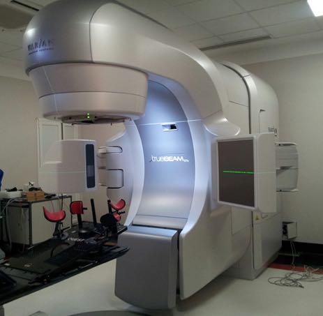 Re-irradiazioni con SBRT: La nostra esperienza Dal 10/2015: 5 casi SBRT con LINAC True Beam Ø 2 Metastasi vertebrali (K mammella, K prostata) Ø 2 recidive polmonari (NSCLC) Ø 1 metastasi