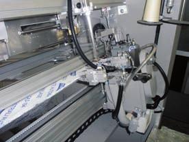 NEW AUTOMATIC GREY PREPARATION LINE WITH AUTOMATIC HEAD-TO-HEAD JOINING SEAM Automatic STRAIGHT seam Automatic
