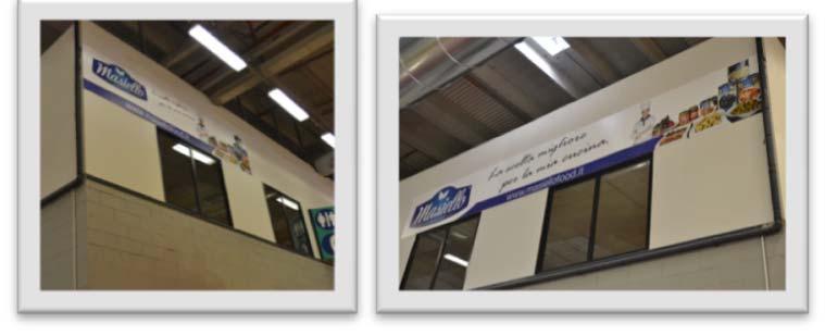 BANNER SPAZI COMUNI (Pad. 5 lato ovest) F.to 10 x 2,50 mt / F.