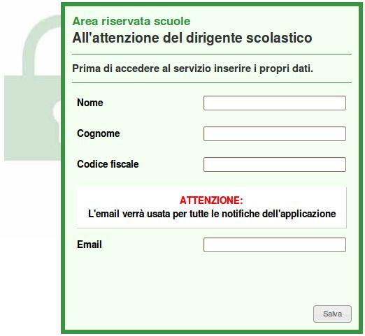 Identificazione operatore La prima volta che effettui l'accesso