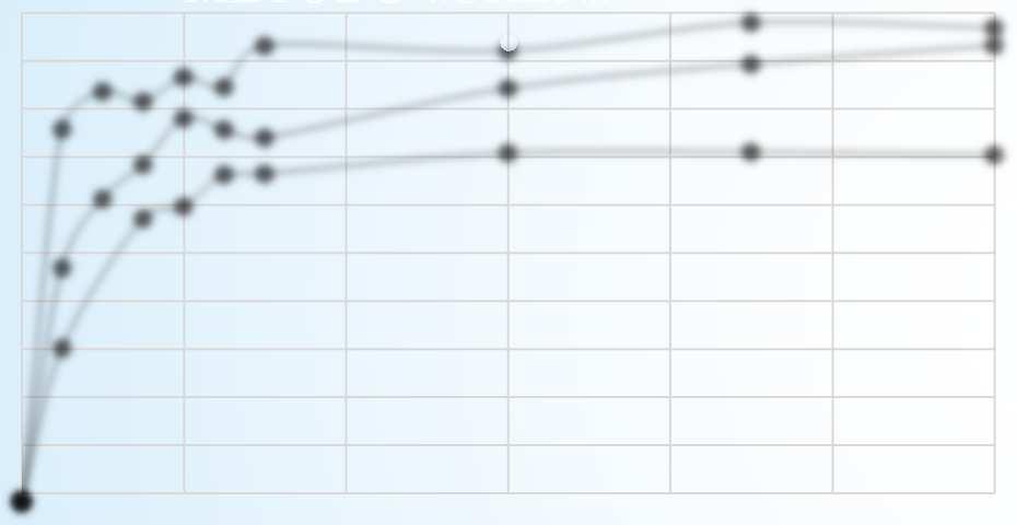 Modifica della zeolite con soluzione a concentrazione di 1 mol/l Efficenza (%) Curva di adsorbimento METODO «CHEN» METODO